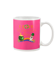 Load image into Gallery viewer, Corgi Sitting On Rainbow I Love St Patrick's Day Gift For Dog Lovers Mug
