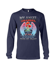 Load image into Gallery viewer, My Angel Grandpa Who Watched Over My Back Unisex Long Sleeve
