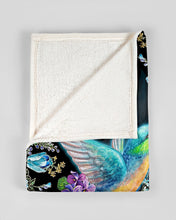 Load image into Gallery viewer, I Love Hummingbirds Flowers Meaningful Gift Fleece Blanket
