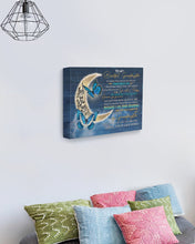 Load image into Gallery viewer, Blue Butterflies Grandma Gift For Granddaughter Think About You Matte Canvas
