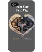 Load image into Gallery viewer, Horses From Our First Kiss Custom Name Gift For Girlfriend Phone case
