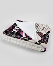 Load image into Gallery viewer, Deer A Little Late To Be Your First Custom Name Gift For Husband Fleece Blanket
