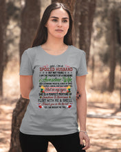 Load image into Gallery viewer, Perfect Gift For Husband Christmas Punch You In The Threat Ladies Tee
