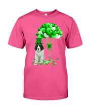Load image into Gallery viewer, Landseer Newfie Patrick Balloons St. Patrick's Day Color Changing Mug Guys Tee
