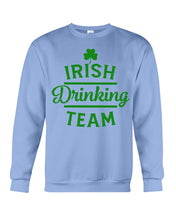Load image into Gallery viewer, Irsih Drinking Team Green Shamrock St Patrick's Day Sweatshirt
