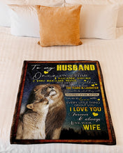 Load image into Gallery viewer, Through Both The Tears And Laughter Gift For Husband Fleece Blanket
