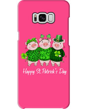 Load image into Gallery viewer, Pig Wear Plaid Shirt And Top Hat St Patrick's Day Gift Phone case

