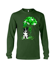 Load image into Gallery viewer, Border Collie Patrick Balloons St. Patrick's Day Color Changing Mug Unisex Long Sleeve
