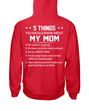 Load image into Gallery viewer, Five Things You Should Know About Mom Hoodie
