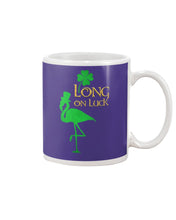 Load image into Gallery viewer, Flamingo Long On Luck Green St. Patrick's Day Printed Mug Mug
