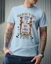 Load image into Gallery viewer, Gift For Autism Angel Grandma I Used To Be His Angel Now He's Mine Guys Tee

