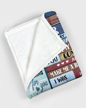 Load image into Gallery viewer, You Make Me A Better Person Custom Name Gift For Girlfriend Fleece Blanket
