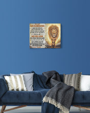 Load image into Gallery viewer, Lion Grandpa Gift For Grandson I Want You Believe Deep In Your Heart Matte Canvas
