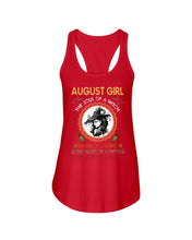 Load image into Gallery viewer, Birthday Gift For August Girl The Soul Of A Witch Ladies Flowy Tank
