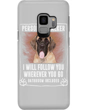 Load image into Gallery viewer, English Mastiff Personal Stalker St. Patrick's Day Printed Mug Phone case
