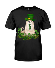 Load image into Gallery viewer, Shih Tzu With Green Tie St Patrick's Day Gift For Dog Lovers Guys Tee
