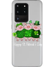 Load image into Gallery viewer, Pig Wear Plaid Shirt And Top Hat St Patrick's Day Gift Phone case
