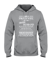 Load image into Gallery viewer, I Am A Proud Wife Of An Irish Husband Gift For Family Hoodie
