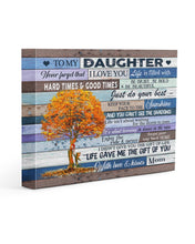 Load image into Gallery viewer, Autumn Tree The Gift Of You Mom Gift For Daughter Matte Canvas
