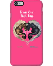 Load image into Gallery viewer, Horses From Our First Kiss Custom Name Gift For Girlfriend Phone case
