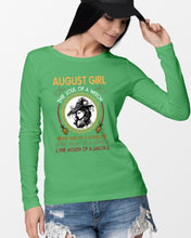 Load image into Gallery viewer, Birthday Gift For August Girl The Soul Of A Witch Unisex Long Sleeve
