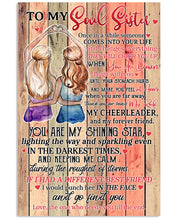 Load image into Gallery viewer, You Are My Lighting The Way Gift For Soul Sister Vertical Poster
