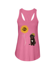 Load image into Gallery viewer, Spanish Water Dog Mimi Sunshine Dog Lovers St. Patrick's Day Printed Mug Ladies Flowy Tank
