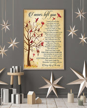 Load image into Gallery viewer, Bird Cardinal I Watch You Everyday Vertical Poster
