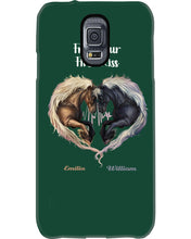 Load image into Gallery viewer, Horses From Our First Kiss Custom Name Gift For Girlfriend Phone case
