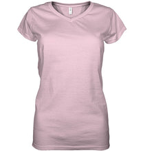 Load image into Gallery viewer, I Asked God To Make Me A Better Man  Gift For Wife Ladies V-Neck
