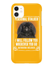 Load image into Gallery viewer, Black Pekingese Personal Stalker St. Patrick's Day Printed Mug Phone case
