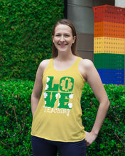 Load image into Gallery viewer, Teaching Love Clover St Patrick's Day Gift Ladies Flowy Tank
