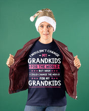 Load image into Gallery viewer, I Could Change The World For My Grandkids Ladies Tee
