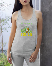 Load image into Gallery viewer, Happy St. Patrick's Day Printed Mug Drinking Squad 2021 Irish Shamrock Ladies Flowy Tank
