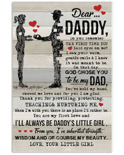 Load image into Gallery viewer, Do You Remember The First Time Daughter Gift For Dad Vertical Poster

