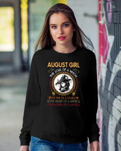Load image into Gallery viewer, Birthday Gift For August Girl The Soul Of A Witch Sweatshirt
