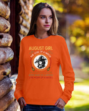 Load image into Gallery viewer, Birthday Gift For August Girl The Soul Of A Witch Sweatshirt

