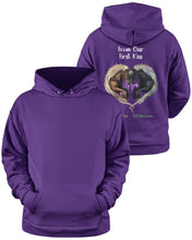 Load image into Gallery viewer, Horses From Our First Kiss Custom Name Gift For Girlfriend Hoodie
