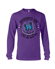 Load image into Gallery viewer, Blue Butterfly Gift For Angel Grandma Your Wings Were Ready Unisex Long Sleeve
