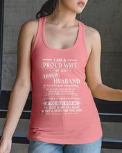 Load image into Gallery viewer, I Am A Proud Wife Of An Irish Husband Gift For Family Ladies Flowy Tank
