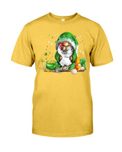 Load image into Gallery viewer, Gnome Pot Of Gold Shamrock St. Patrick's Day Printed Mug Guys Tee
