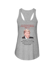 Load image into Gallery viewer, You're The Best Chiropractor Donal Trump Ladies Flowy Tank
