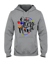 Load image into Gallery viewer, Autism One Lucky Mama Meaningful Gift For Autism Mom Hoodie
