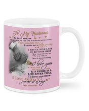 Load image into Gallery viewer, Wedding Rings The Day I Met You Gift For Husband Mug
