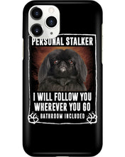 Load image into Gallery viewer, Black Pekingese Personal Stalker St. Patrick's Day Printed Mug Phone case
