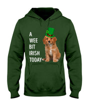 Load image into Gallery viewer, Cavapoo Irish Today Green St. Patrick's Day Printed Mug Hoodie
