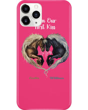 Load image into Gallery viewer, Horses From Our First Kiss Custom Name Gift For Girlfriend Phone case
