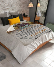 Load image into Gallery viewer, Custom Name Gift For Life Partner Cowboy The Day I Met You Sherpa Blanket
