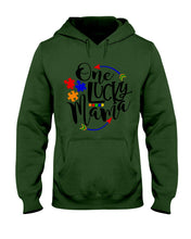 Load image into Gallery viewer, Autism One Lucky Mama Meaningful Gift For Autism Mom Hoodie
