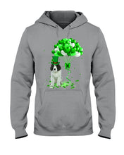 Load image into Gallery viewer, Landseer Newfie Patrick Balloons St. Patrick's Day Color Changing Mug Hoodie
